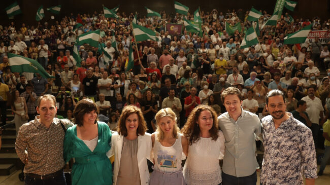 Iglesias brinda su apoyo a Por Andalucía, pero evita coincidir en un mitin con Yolanda Díaz y Errejón