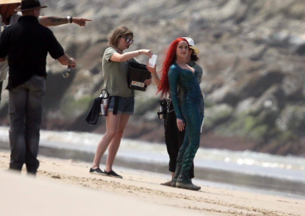 Amber Heard en el rodaje de 'Aquaman' | Gtres