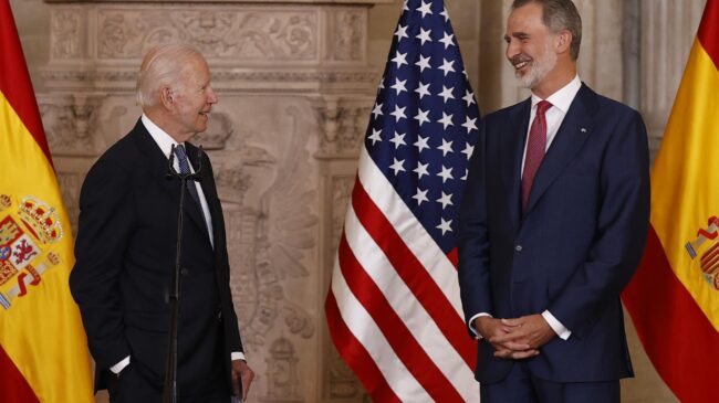 Biden agradece ante Felipe VI el apoyo español en Europa, el norte de África y Latinoamérica