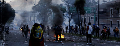 Ecuador, al borde del caos tras más de una semana de intensas protestas