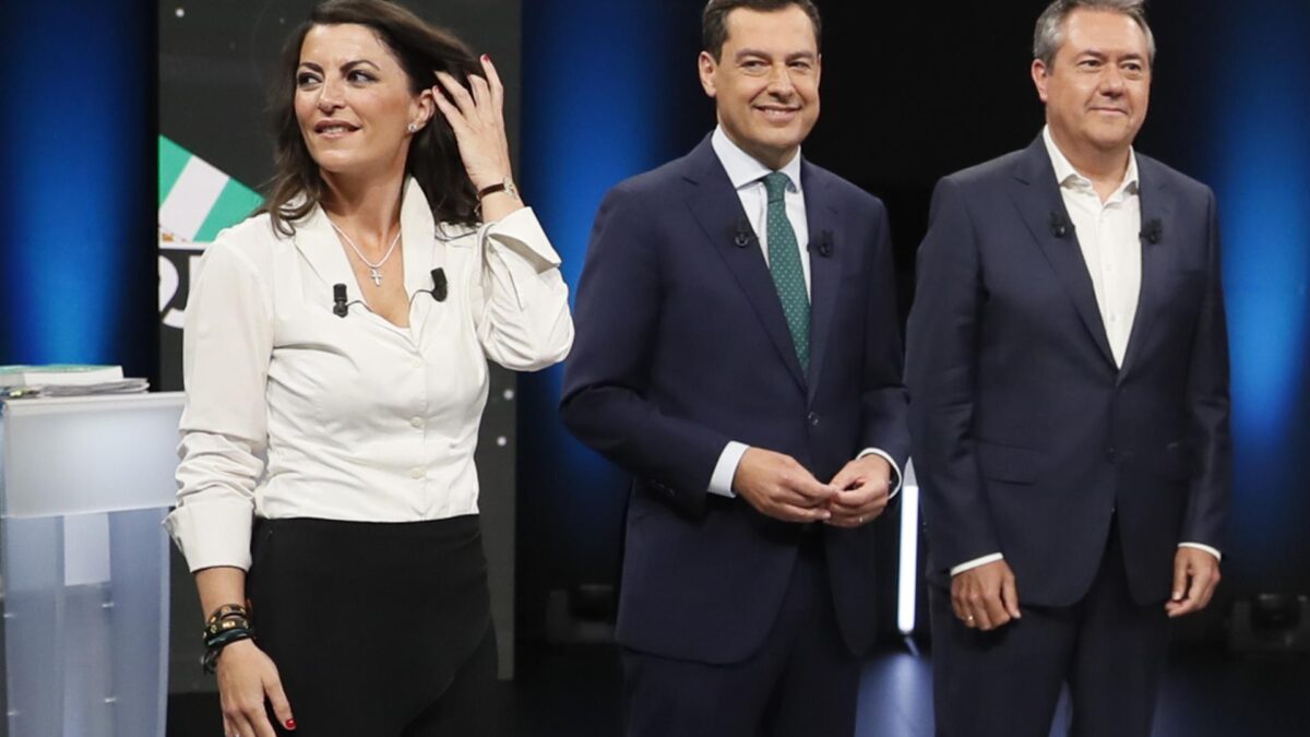 Primer debate andaluz: Moreno juega a no cometer errores en medio de las acometidas de la izquierda y de Vox