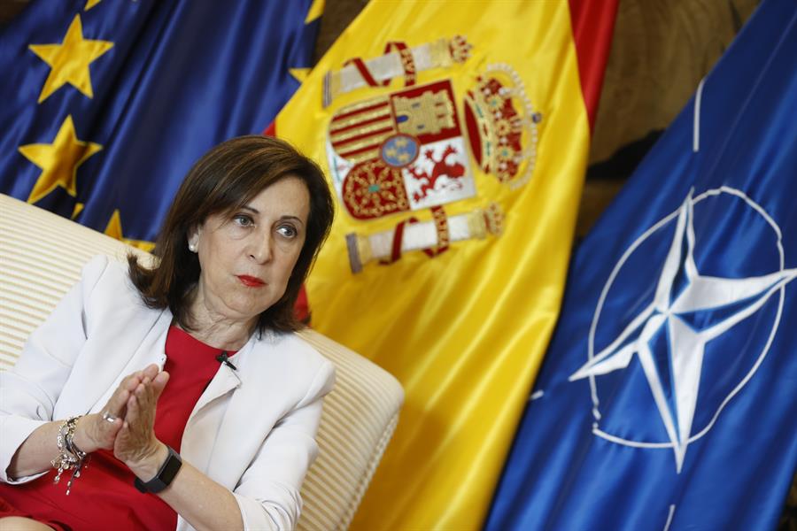 Robles dice que la paz no es «patrimonio» de los manifestantes anti-OTAN: «Son minoría»