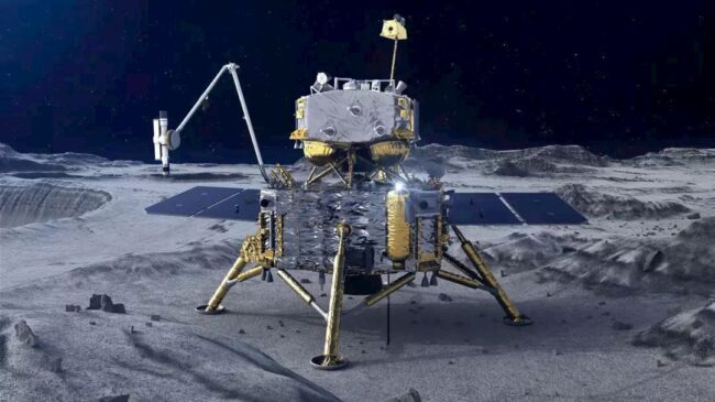 China encuentra minerales de alta presión en muestras recogidas en la Luna