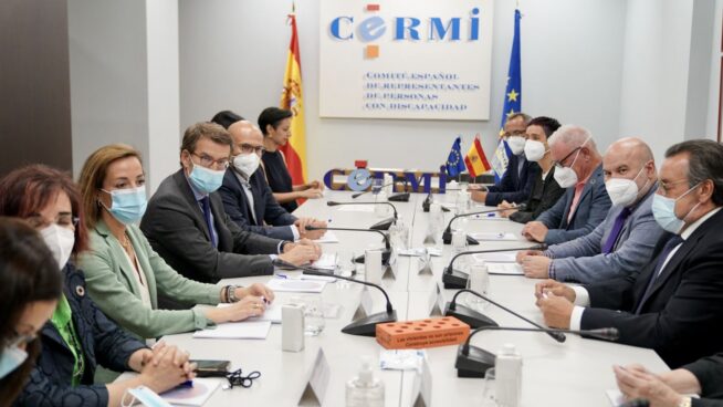 Feijóo pide pactar la supresión del término 'disminuidos' de la Constitución