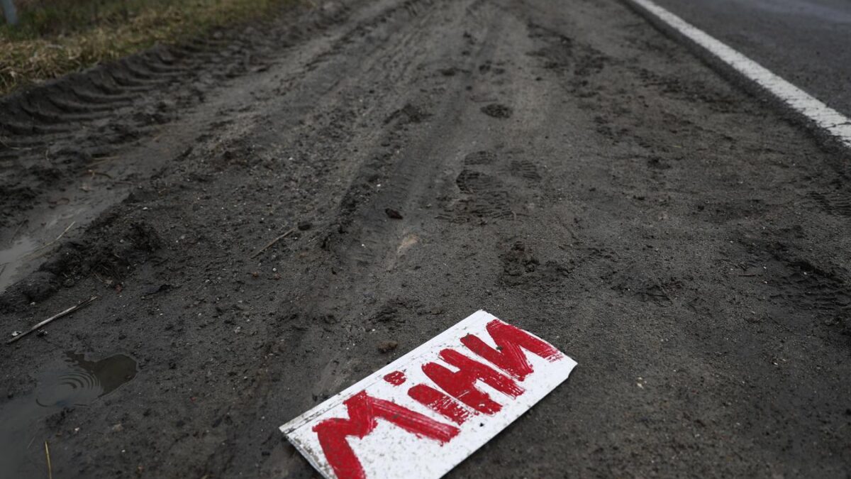 Ucrania tendrá que limpiar más de 160.000 kilómetros cuadrados de minas tras la guerra