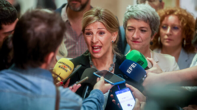 Yolanda Díaz critica que Feijóo «no está preparado para gobernar»