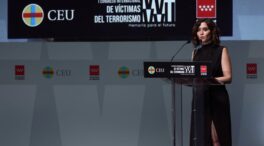 Ayuso carga contra el «salvoconducto político» al «entorno de ETA»