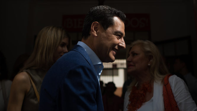 Moreno asegura que ha hecho historia en Andalucía y promete gobernar para todos