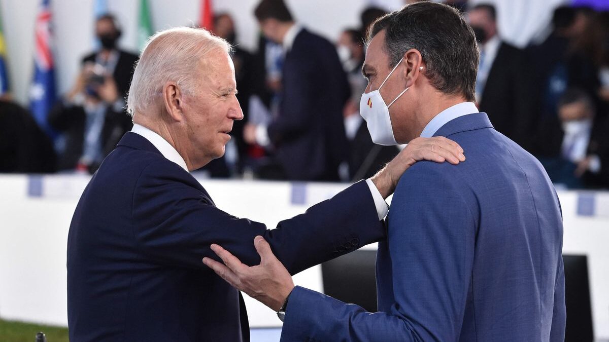 El rey Felipe VI y Sánchez se reúnen este martes con Biden en la víspera de la cumbre de la OTAN