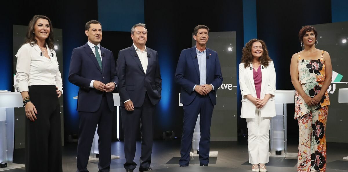 El segundo debate electoral a seis marca la recta final de la campaña andaluza