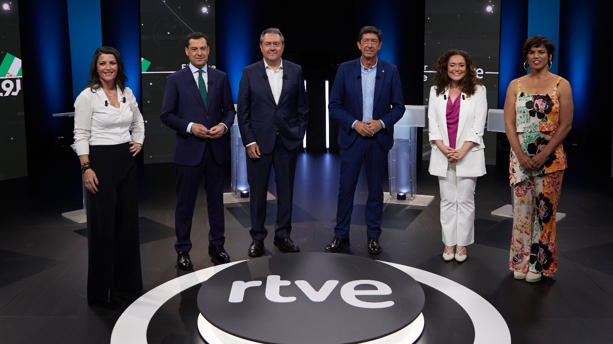 Juanma Moreno sale ileso de un debate que no aprovecha Juan Espadas