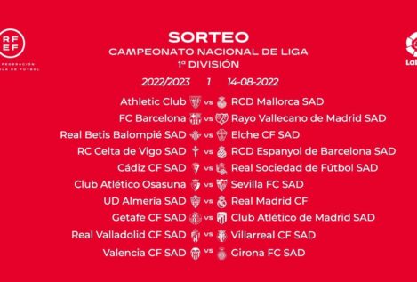El primer Real Madrid-Barcelona se jugará el 16 de octubre en el Santiago Bernabéu