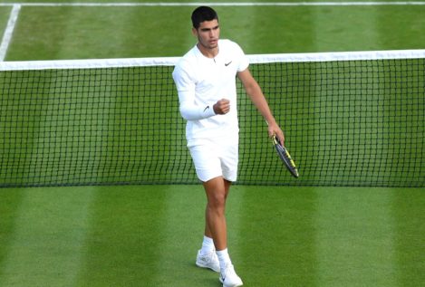 Alcaraz vence con facilidad mientras que Munar y Davidovich se despiden de Wimbledon