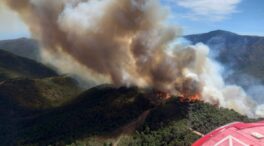 Declarado un incendio en Pujerra muy cerca de la zona que arrasaron las llamas el año pasado