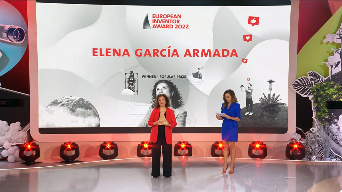 Elena García Armada, Premio Inventor Europeo 2022 por su pionero exoesqueleto pediátrico