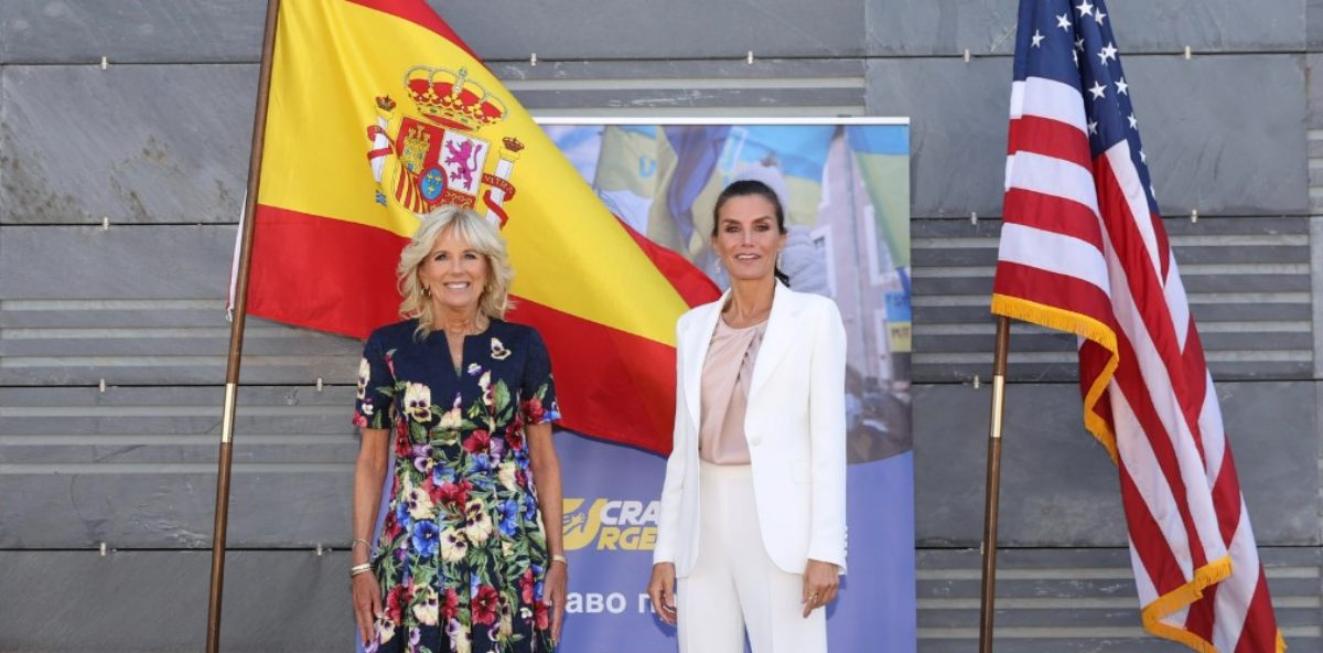 Los errores de protocolo de Jill Biden y sus nietas en su encuentro con la reina Letizia