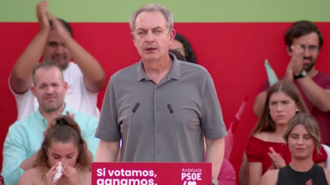 (VÍDEO) Zapatero expresa su "orgullo extraordinario" por Chaves y Griñán, condenados por los ERE