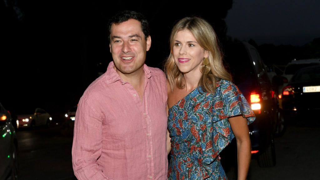 Juanma Moreno y Manuela Villena