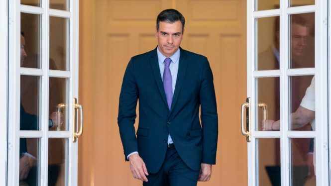 El okupa Pedro Sánchez