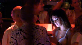 Sara Carbonero le roba el protagonismo a Nacho Taboada en su concierto