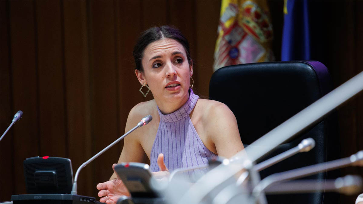 El Estado asume la defensa de Irene Montero en el pleito con el exmarido de María Sevilla