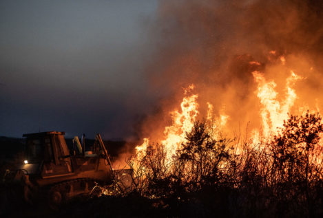 Incendios activos en España, en imágenes