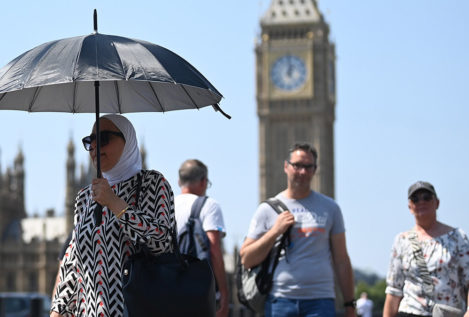 Reino Unido está que arde: registra su temperatura récord, 40,2ºC, en Heathrow