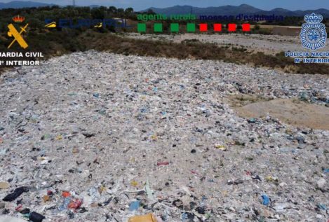 Desarticulan una red que presuntamente traficaba con residuos entre Francia y España