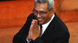 La dimisión del presidente de Sri Lanka, en imágenes