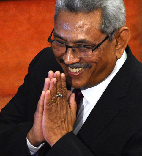 La dimisión del presidente de Sri Lanka, en imágenes