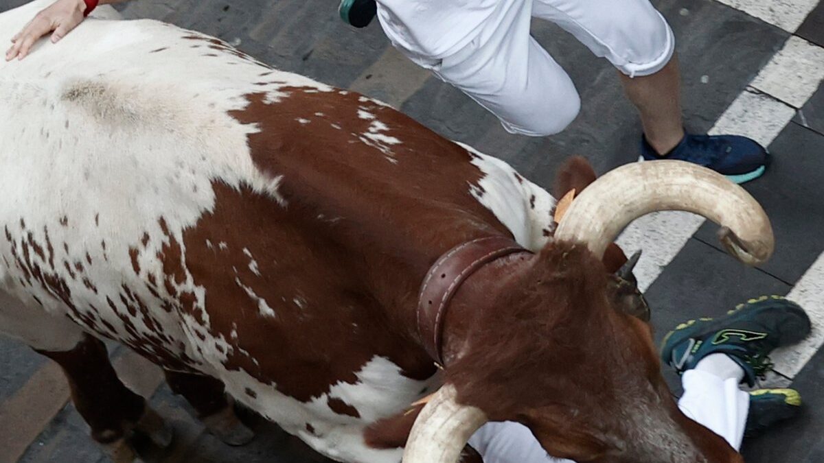 El séptimo y último encierro de los Sanfermines 2022, en imágenes