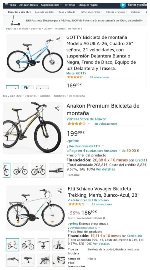 Fashion anakon bicicletas