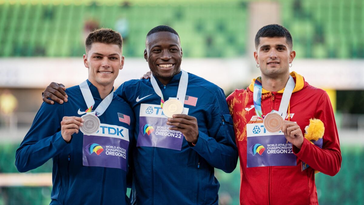 Asier Martínez, bronce en 110 vallas y primera medalla española en el Mundial de Oregón