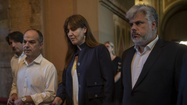 Junts renuncia a proponer un sustituto de Borràs al frente del Parlament