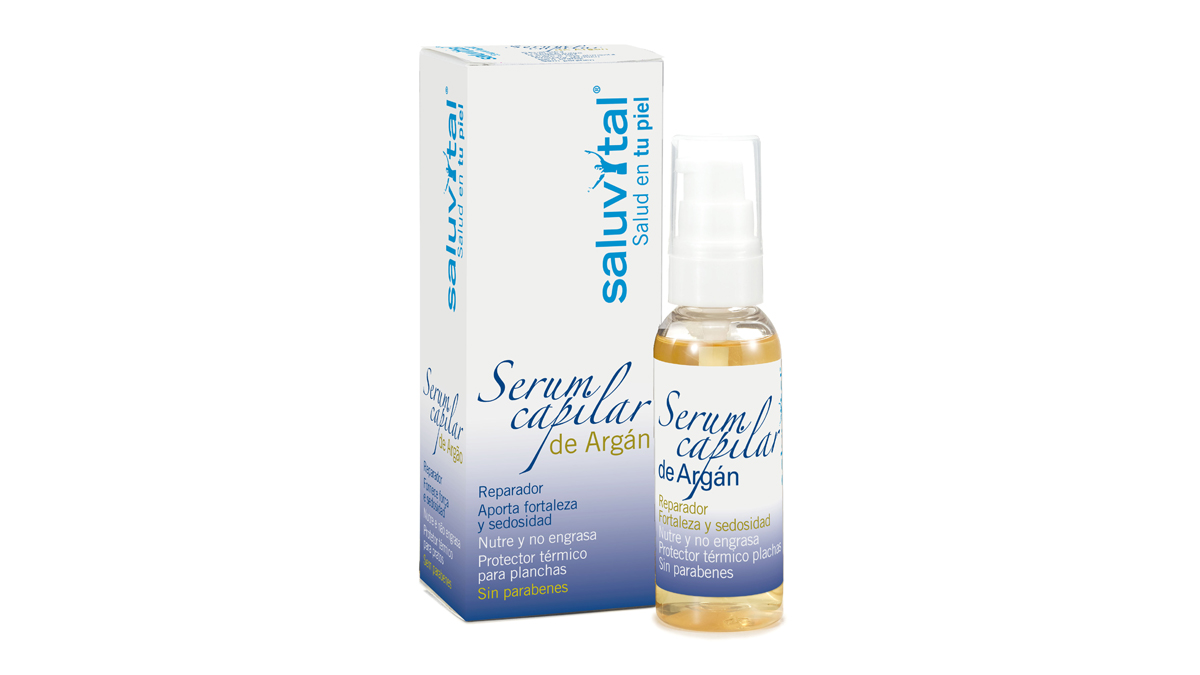 Serum capilar con aceite de argán de Saluvital. (PVP: 10,20€)