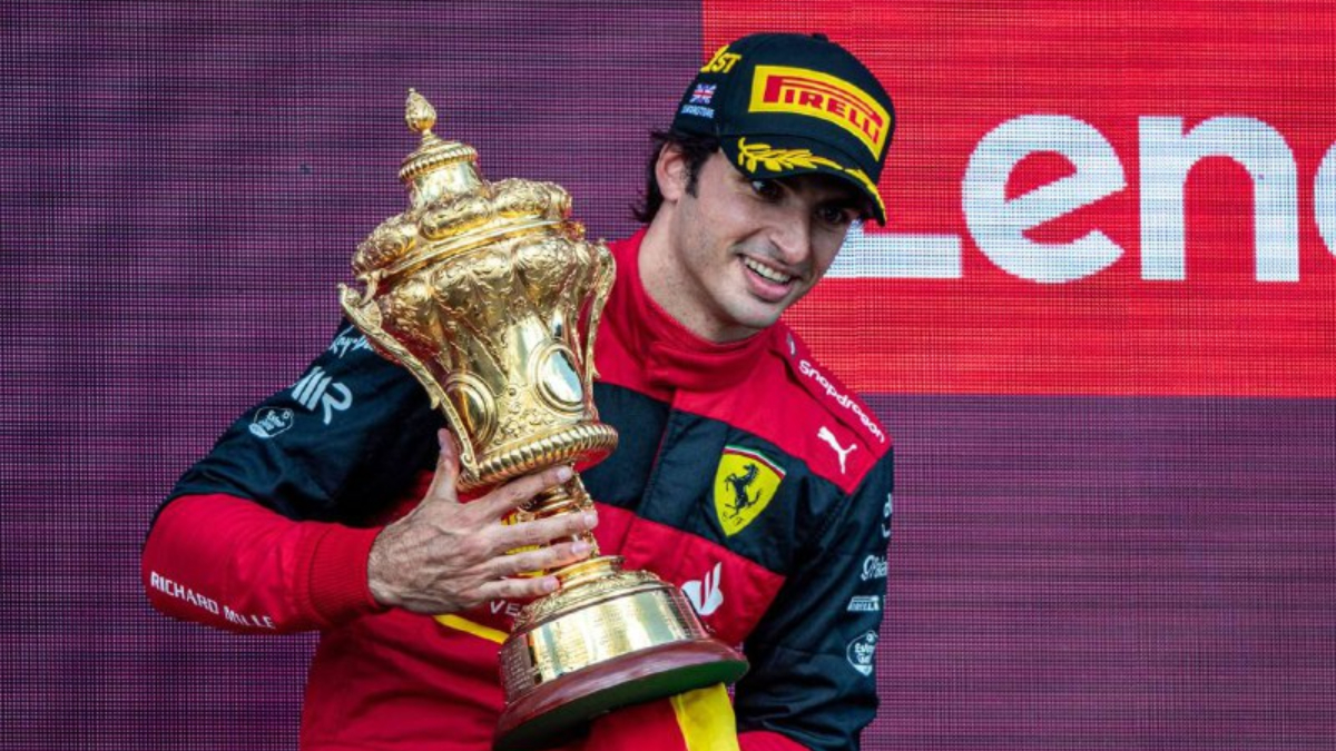 Carlos Sainz logra su primera victoria en un GP de F1 al proclamarse campeón en Silverstone