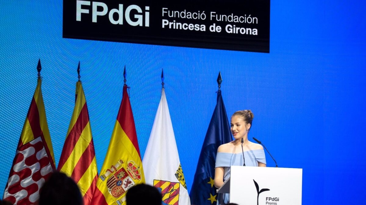 La Princesa Leonor centra su discurso en los jóvenes y en la «incertidumbre» por Ucrania