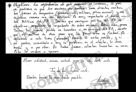 Salen a la luz las cartas de ETA ordenando matar a Miguel Ángel Blanco: «En la cabeza»