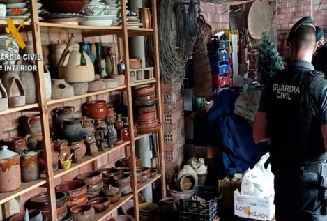 Hallan más de 1.000 piezas arqueológicas en una casa de Valencia durante un registro