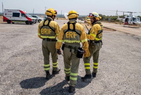 Las llamas afectan ahora al Valle del Jerte: «Está claro que es un incendio provocado»