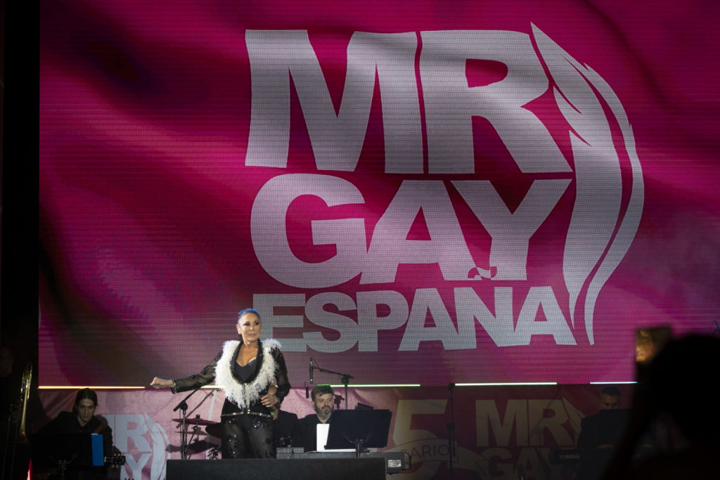 Isabel Pantoja en la gala Mr. Gay