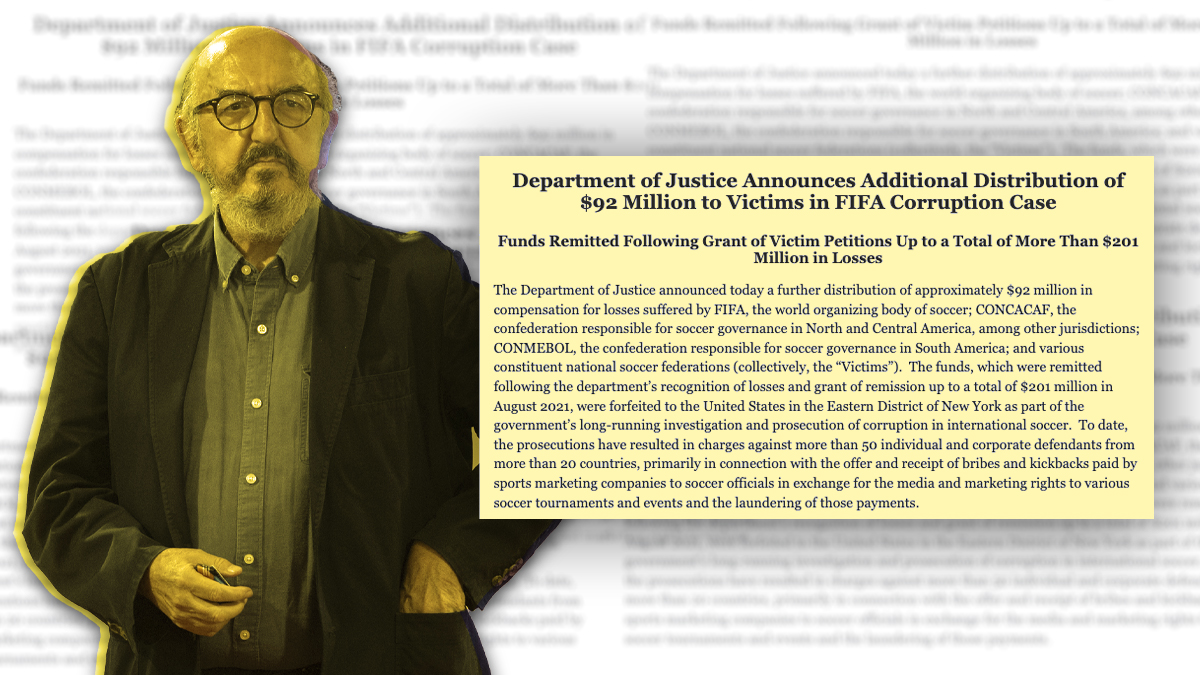 La Justicia de EEUU indemniza con 92 millones a víctimas del ‘caso FIFA’ que implica a Mediapro
