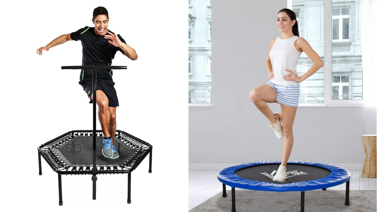 Adelgazar y quemar grasa, entre los beneficios de usar la cama elástica (o trampolín) en casa