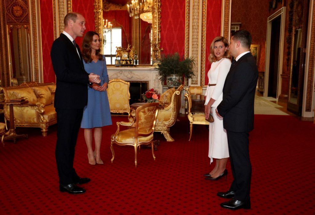 Los Zelenski junto a los duques de Cambridge en una de sus visitas al Reino Unido | Gtres