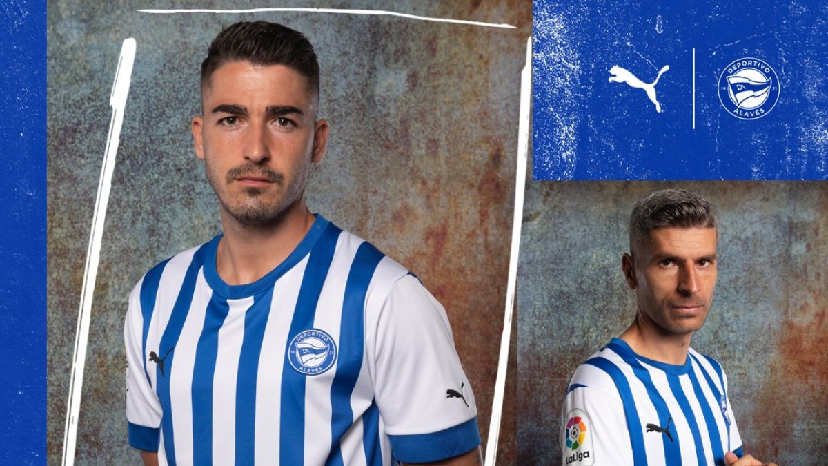 El Alavés vuelve a las franjas blanquiazules de la mano de Puma