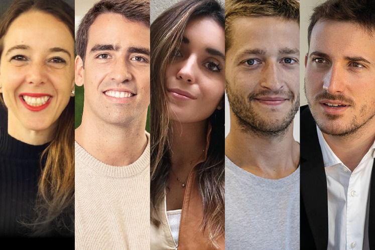 Carlota Pi, Guillermo Alén, Inés Arroyo, Óscar Pierre y Pep Gómez, jóvenes emprendedores que lideran la transformación de la economía española