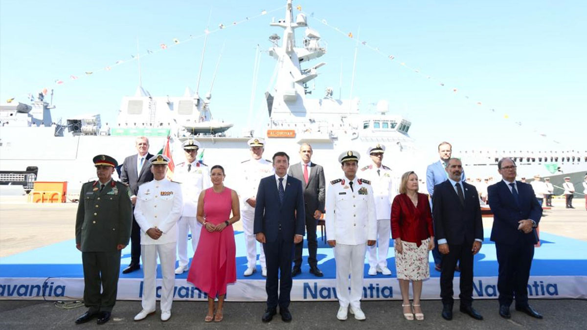 Navantia entrega a Arabia Saudí la segunda corbeta construida en Cádiz: 'Al-Diriyah'
