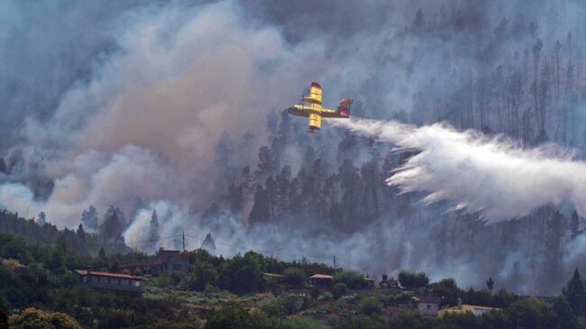 (VÍDEO) El fuego sigue avanzando en Tenerife mientras se va apagando en la península