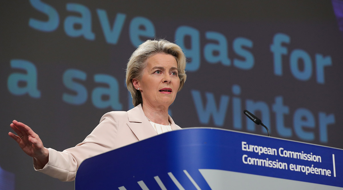 Von der Leyen advierte que «debemos estar preparados para la peor situación con el gas»