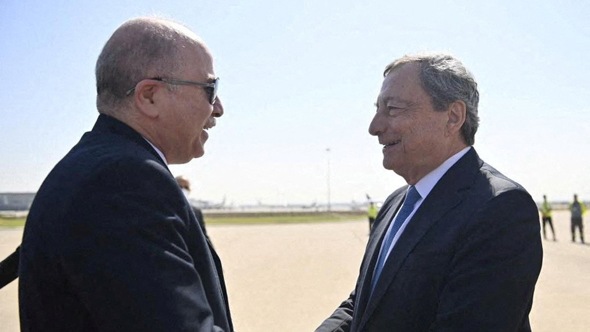 Italia y Argelia firman acuerdos en materia de energía durante la visita de Draghi a Argel